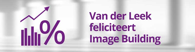 Van der Leek feliciteert cliënt Image Building met haar nieuwe beursgang.